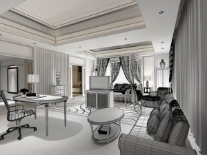 bedroom - modern style -9409 Modelo 3D