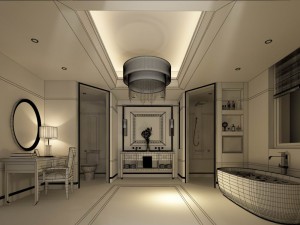 bedroom - modern style -9409 Modelo 3D