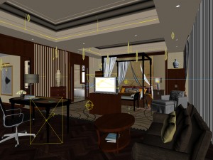 bedroom - modern style -9409 Modelo 3D