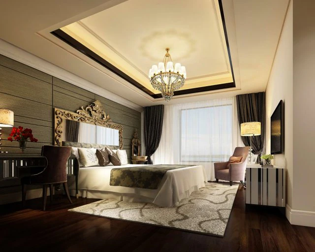 bedroom - modern style -9411 3D Model .c4d .max .obj .3ds .fbx .stl .blend