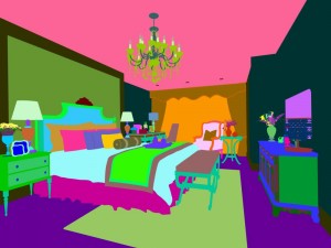 bedroom - contemporary - 9414 Model 3D
