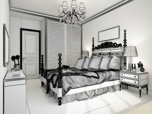 bedroom - modern style - 9418 3D Model