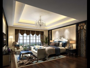 bedroom - modern style -9419 Modèle 3D