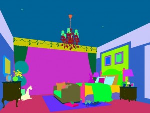 bedroom - modern style-9420 Modello 3D