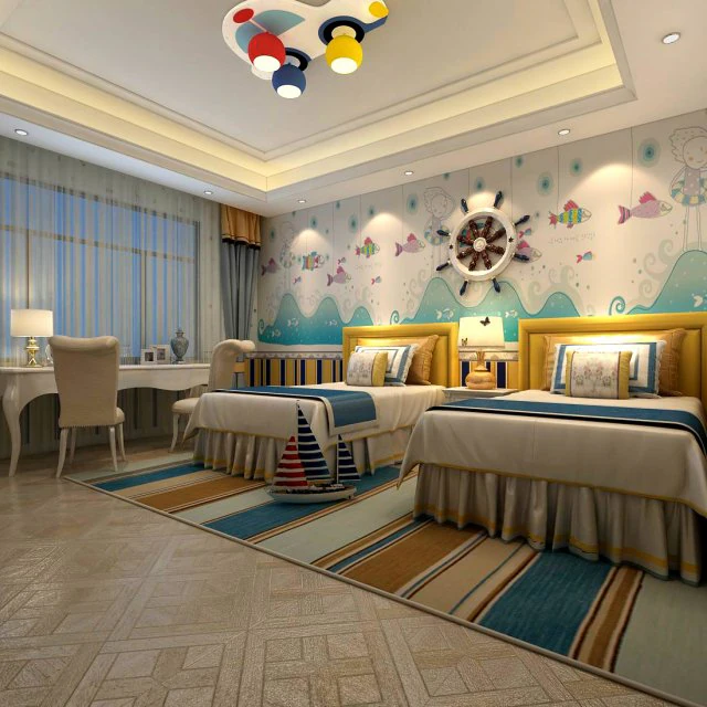 bedroom - modern style -9426 3D Model .c4d .max .obj .3ds .fbx .stl .blend 