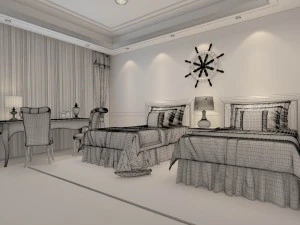 bedroom - modern style -9426 3D Model