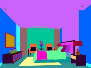 bedroom - modern style -9429 Model 3D