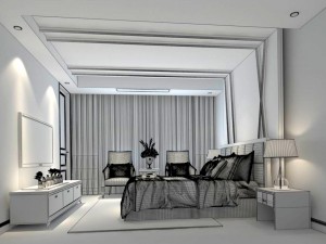 bedroom - modern style -9429 Model 3D