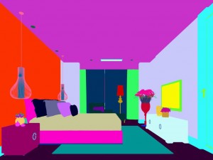 bedroom - modern style - 9430 Model 3D