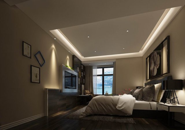 bedroom - contemporary - 9431 Modèle 3D .c4d .max .obj .3ds .fbx .stl .blend 