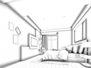 bedroom - contemporary - 9431 3D Model