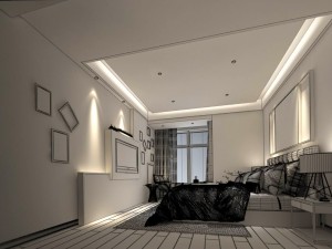 bedroom - contemporary - 9431 Modèle 3D