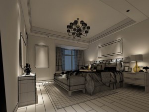 bedroom - modern style - 9432 3D 模型