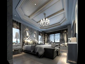 Schlafzimmer - moderner Stil -9433 3D Modell