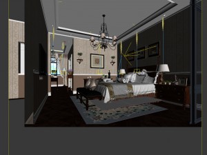 bedroom - modern style-9435 3D Model