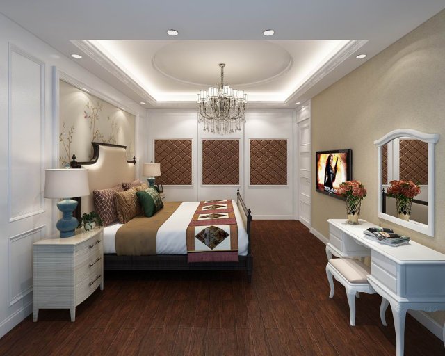 bedroom - modern style - 9440 3D मॉडल .c4d .max .obj .3ds .fbx .stl .blend 