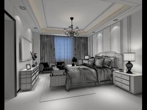 bedroom - modern style -9441 3D Model