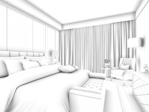 bedroom - modern style -9442 3D Model