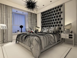 bedroom - modern style -9443 3D Модель