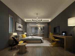 bedroom - modern style -9444 Modèle 3D