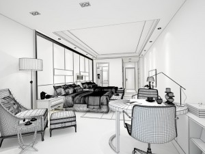 bedroom - modern style -9446 3D Model