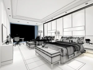 bedroom - modern style -9446 3D Model