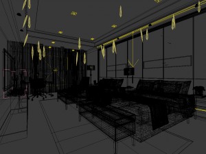 bedroom - modern style -9446 3D Model