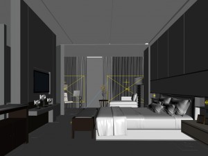 bedroom - modern style -9452 3D Модель