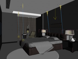 bedroom - modern style -9456 Modèle 3D