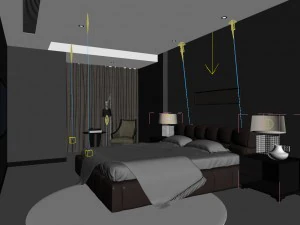 bedroom - modern style -9456 3D Model