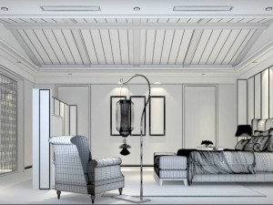 bedroom - chinese style -9401 3D Model