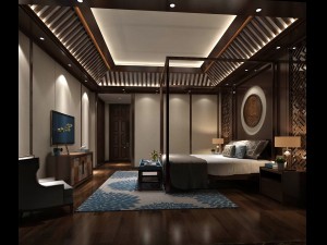 bedroom - chinese style -9402 3D Model
