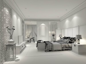 bedroom - chinese style -9403 3D Model