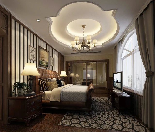 bedroom - chinese style -9407 3D Model .c4d .max .obj .3ds .fbx .stl .blend 