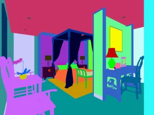 bedroom - chinese style -9412 3D Model