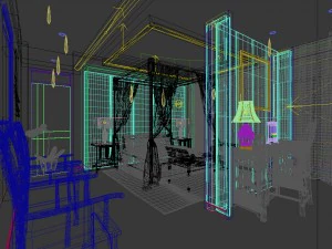 bedroom - chinese style -9412 3D Model