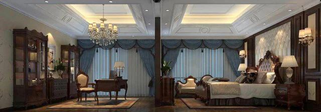 bedroom - chinese style -9420 3D Model .c4d .max .obj .3ds .fbx .stl .blend 