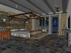 bedroom - chinese style-9425 3D Model