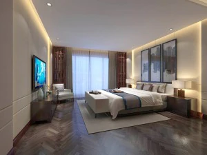 yatak odası - &Ccedil;in tarzı -9427 3D Model