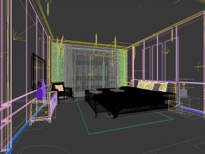 bedroom - chinese style -9427 3D Model