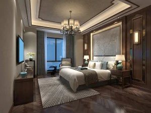 bedroom - chinese style -9428 3D Model