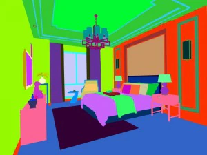 bedroom - chinese style -9428 3D Model