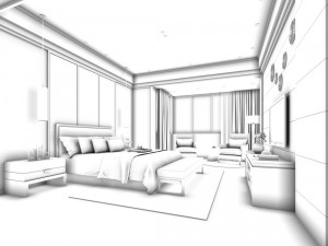 bedroom - chinese style-9431 Modelo 3D