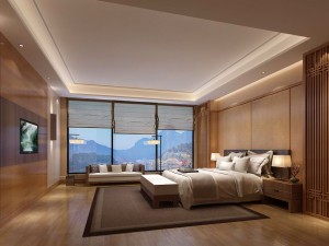 bedroom - chinese style-9433 3D Model