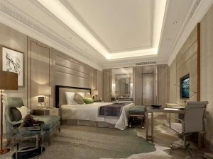 спальня - китайский стиль -9437 3D Модель