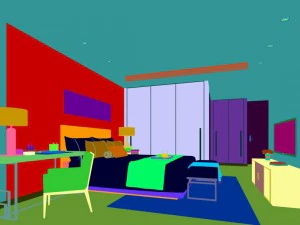 bedroom - chinese style -9438 3D Model
