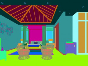 bedroom - chinese style -9439 3D Model