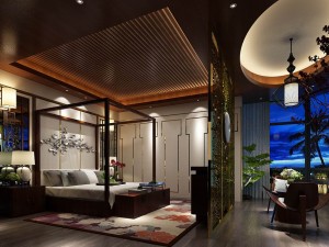 bedroom - chinese style -9440 Modèle 3D