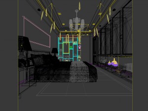 bedroom - chinese style -9441 3D Model