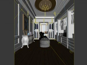 cloakroom 1217 3D Model